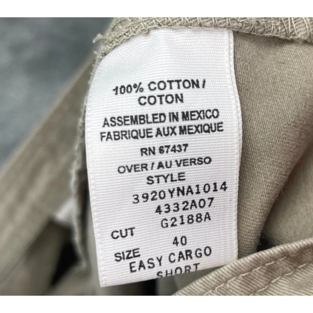 VTG Polo Jeans Co Men's Easy Cargo Shorts Sz‎ 40 (Real 38) Beige Cotton Gorpcore